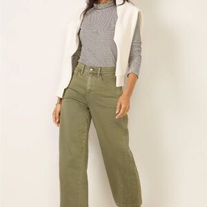 Evereve Marni Barrel Pant Fatigue Green Like New size: 29